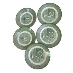 Side Bread Dessert Plate Colonial Homestead By Royal China Qty 5 - 6 1/4" Vintag